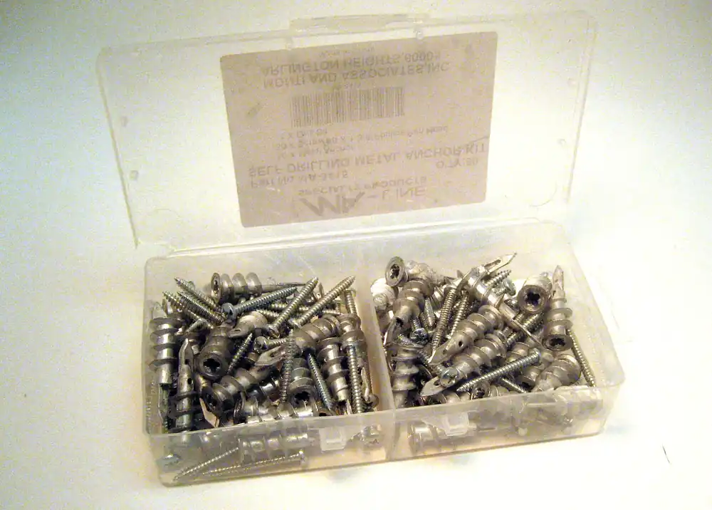Ma-line ma-8415 Metal Self Drilling Anchor Kit Pan Head Screws 8 X 1-1/4 Inches 50 Pack