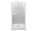 Aquatic 727149825010 Remodeline Sectionals Alcove Shower Unit 2-piece 37-1/4 X 36 X 73-1/4 Inches White