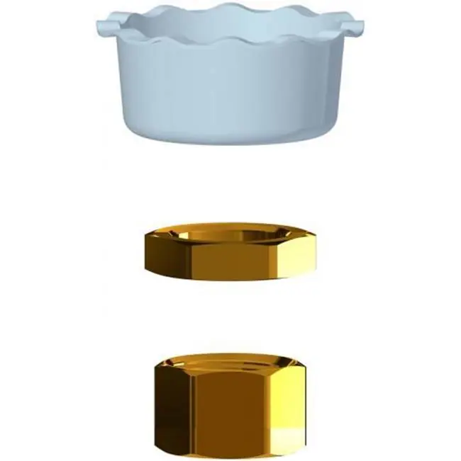Chicago Faucets 57-PPJKNF Mounting Hardware Kit for Single-Hole Faucets
