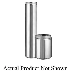 Selkirk 210036u Ultra-temp Ut Insulated Chimney Pipe 10 Inches Id X 12 Inches Od X 36 Inches L 430 Stainless Steel