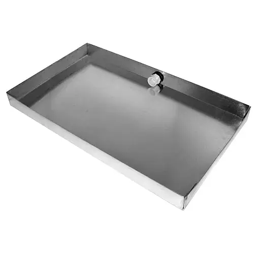 Southwark Metal 137ND28X16 Galvanized Steel Drain Pan 2 Inches Deep No Drain 28 X 16 Inches