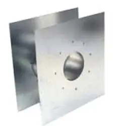 Z-flex 2svswtf03 Stainless Steel Wall Thimble 3 Inches Diameter X 10 Inches