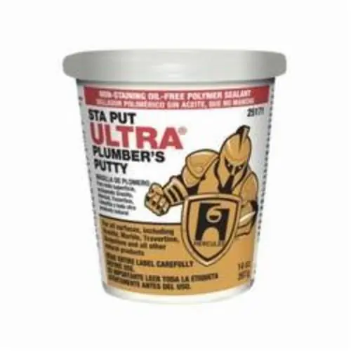 Oatey HERULTRA14OZ Hercules Sta Put Ultra Professional Plumber's Putty 14 Oz Bucket