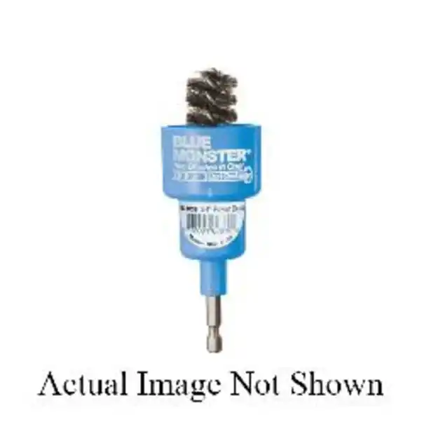 Clean-fit 62821 Blue Monster Power-deuce Multi-function Copper Brushing Tool 1/2 Inches Id X 5/8 Inches Od
