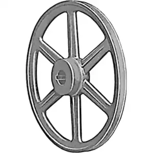 Source1 2812364700 Fixed Single Groove Sheave 1 Inch Bore BK67