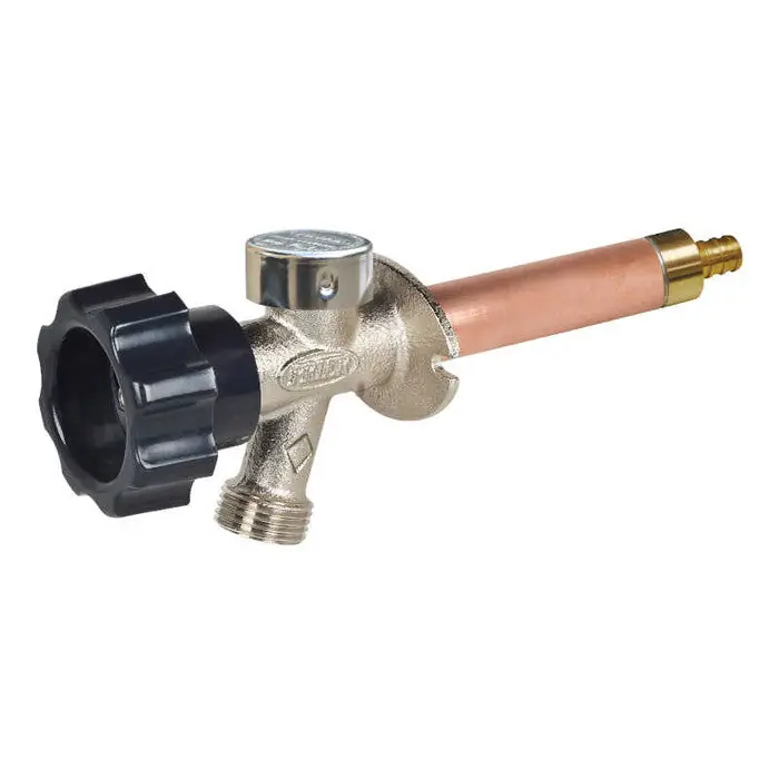 Prier Products 490-06 Anti-siphon Wall Hydrant 6 Inches with 1/2 Inch Pex Inlet