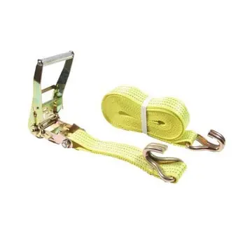 Zac Tool 25-TIE227J-1 Heavy Duty Ratcheting Tie Down Strap 2 Inches X 27 Feet J Hook