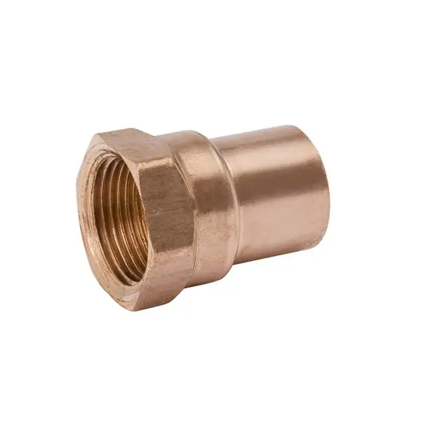 Mueller Streamline w01247 Copper Adapter Female C X Fpt 3/4 Inches X 1/2 Inches