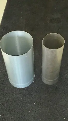 Miller 901937 Exterior Flue Extension 16 Inches Long 5 Inch Interior Pipe 9 Inch Exterior Pipe