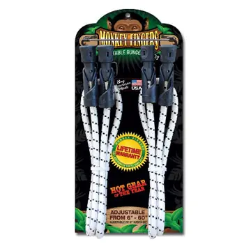 Dura Plastic BNG-39-G Monkey Fingers Bungee Cord 2 Pack