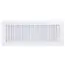 Hart Cooley 421-4x12 White Steel Floor Diffuser 4 Inches X 12 Inches Wall Opening 421 Series