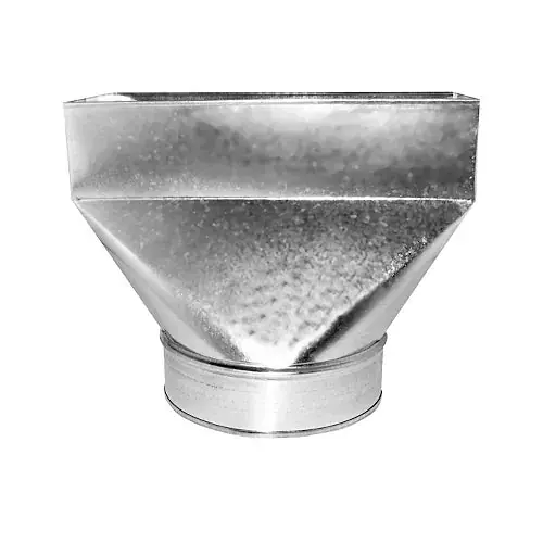 Southwark Metal 27R6149 Straight Register Boot 6 Inches X 14 Inches X 9 Inches 30 Gauge Galvanized Steel