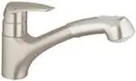Grohe 33330dc1 Eurodisc Single-handle Kitchen Faucet Pull-out Spray Supersteel