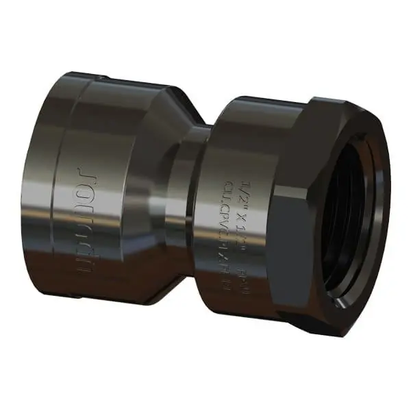 Uponor UPTFADAPTFIP34 Totalfit Adapter Push-to-connect X Fnpt 3/4 Inch Engineered Polymer
