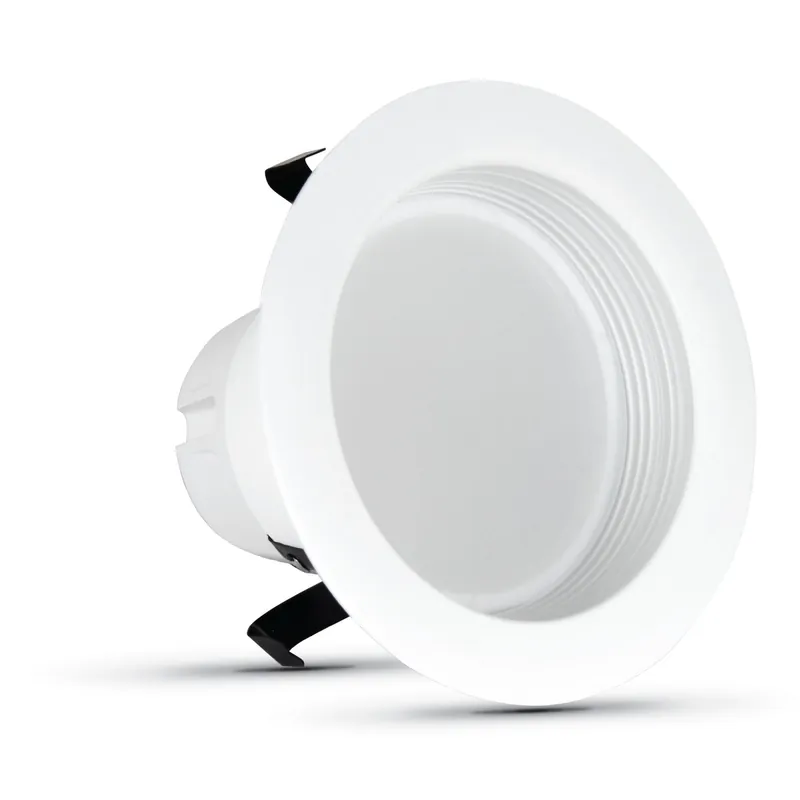 Feit Electric LEDR4B/927CA/MP/6 4 in. 7.2W (50W Replacement) Soft White Baffle Trim LED Recessed Downlight (6-Pack)