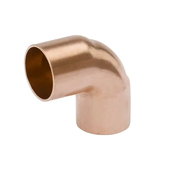 Mueller Streamline w02025 90 Degree Short Radius Elbow C X C 1/2 Inch X 1/4 Inch Wrot Copper Solder Fitting