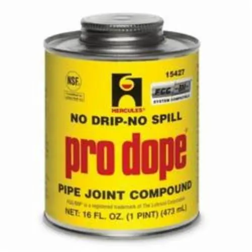 Oatey HERPD1PT Hercules Pro Dope Thread Sealant 1 Pint Screw Cap Can with Brush Gray