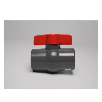 Dura Plastic DURAPVC80BALLS2 2 Inch Gray Pvc Ball Valve Slip X Slip Compact