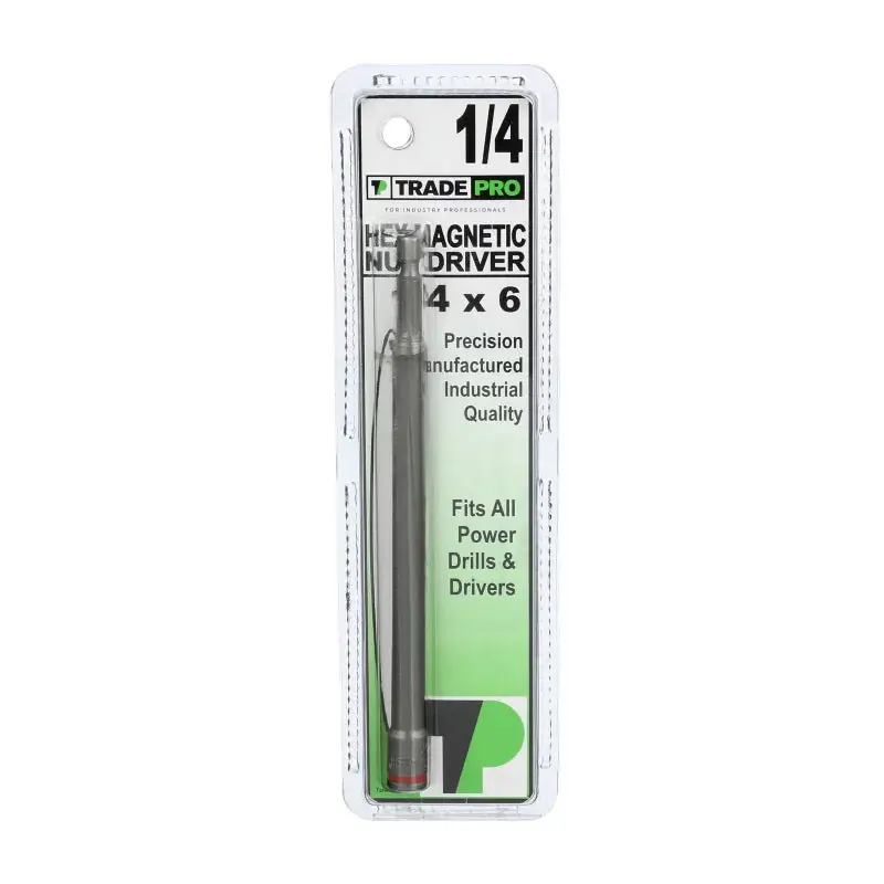 Tradepro TP10068 Hex Magnetic Chuck 1/4 inches X 6 inches