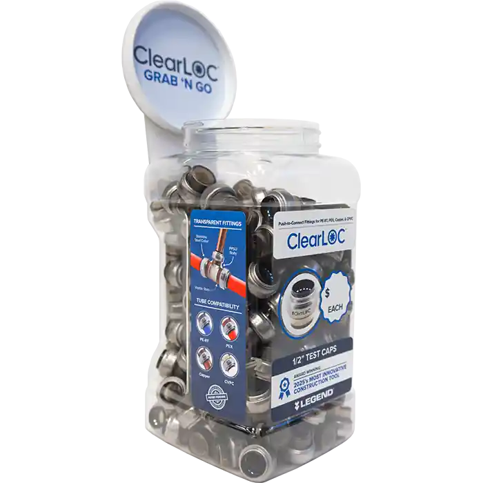 Legend Valve 457-483b Clearloc Test Cap Grab N Go Kit 160 Piece