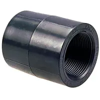 Nibco ca03900 Pvc Schedule 80 Threaded Coupling 4 Inches Female X Female Dark Grey