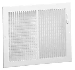Hart Cooley 10854 Supply Register 661 Series 10 X 10 Inches Sidewall Ceiling White Steel