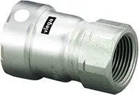 Viega 95260 Megapress 304 Stainless Steel Press X Female Npt Adapter 1/2 Inches Model 4112