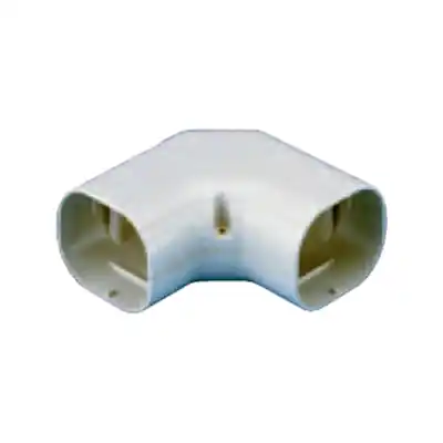 Line-hide ne-100 Line Set Cover 90 Degree Horizontal Elbow 2-15/16 X 4-3/16 X 6-5/16 Inches