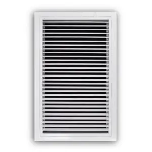 Truaire A290 14X24 Fixed Bar Hinge Face Return Filter Grille 14 X 24 Inches Aluminum White