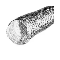 Builders Best 110222A Ul 181 Foil Flexible Air Duct Connector 4 Inches X 25 Feet