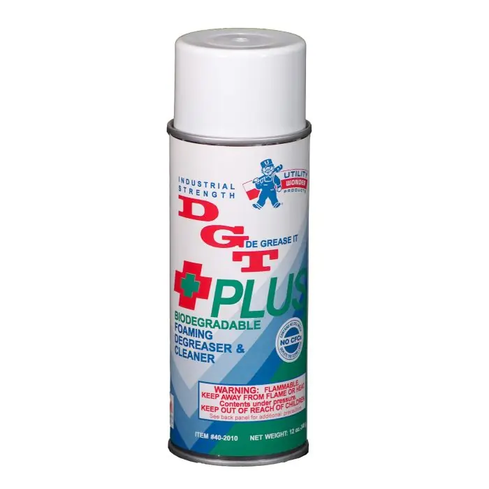Utility 40-2010 Dgt Plus Biodegradable Foaming Degreaser Cleaner 12 Oz Aerosol Can