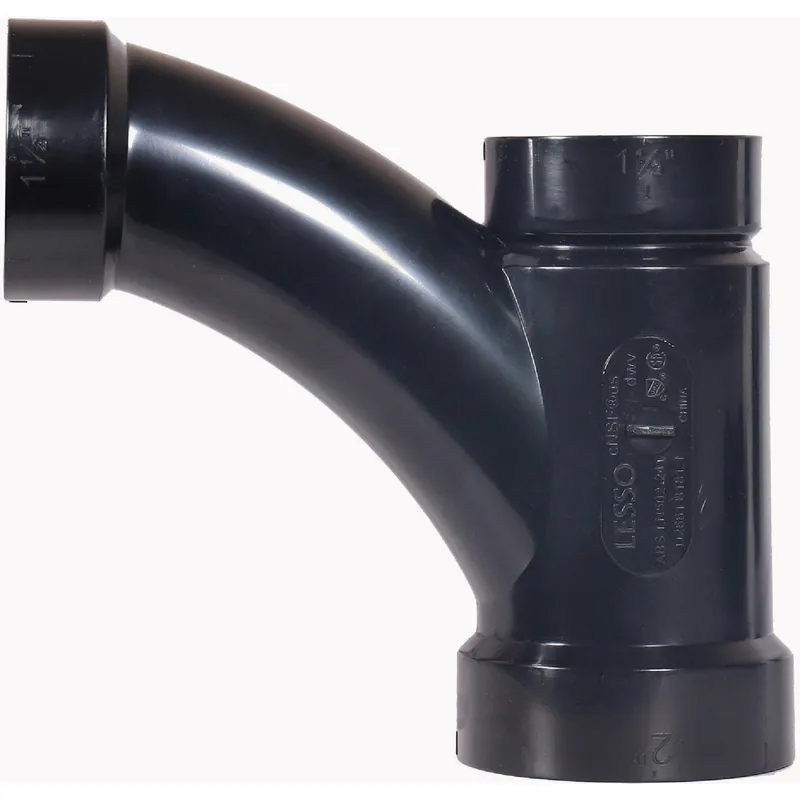 Lesso America LN502-338B Reducing Combination Wye & 1/8 Bend (3 x 3 x 2 In.)