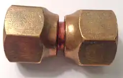 Holyoke Fittings 41fpsw-10 Brass Forged Flare Swivel Nut 5/8 Inches 25-pack