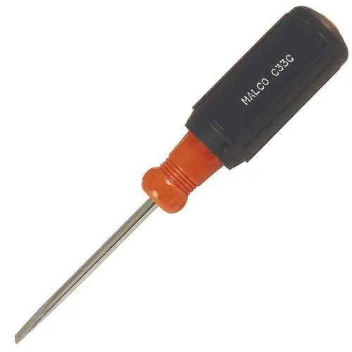 Malco c33c 3/16 Inches Cabinet Driver Cushion Grip Screwdriver