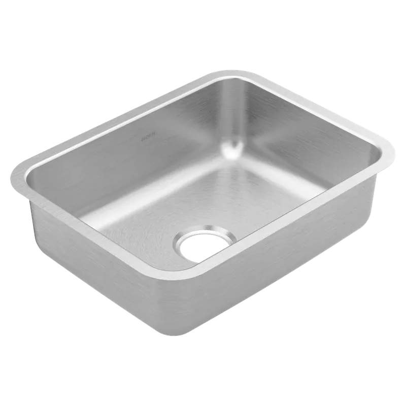 Moen gs20166 Prep 23 Inch Stainless Steel Undermount Single Bowl Kitchen Sink