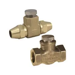 Rw Beckett 12420 Firomatic In-line Check Valve 3/8 Inch Male Flared Bronze Body with Flare Nuts