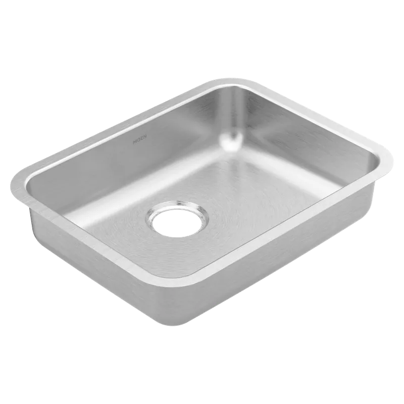 Moen gs20167b Prep 18 Inch Stainless Steel Undermount Single Bowl Kitchen Sink