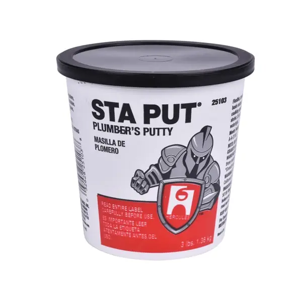 Oatey HERSTA3LB Hercules Sta Put Superior Grade Plumber's Putty 3 Lb Pail