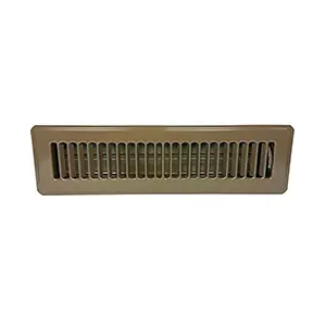 Hart Cooley 421-2x14 Floor Register 2 X 14 Inches Golden Sand Enameled Steel