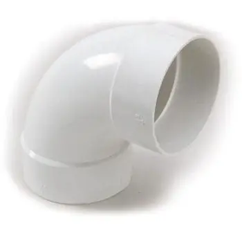 Mueller Industries PDWVBENDMS14SPH3 Mueller 3 inches PVC DWV 1/4 Bend SHX