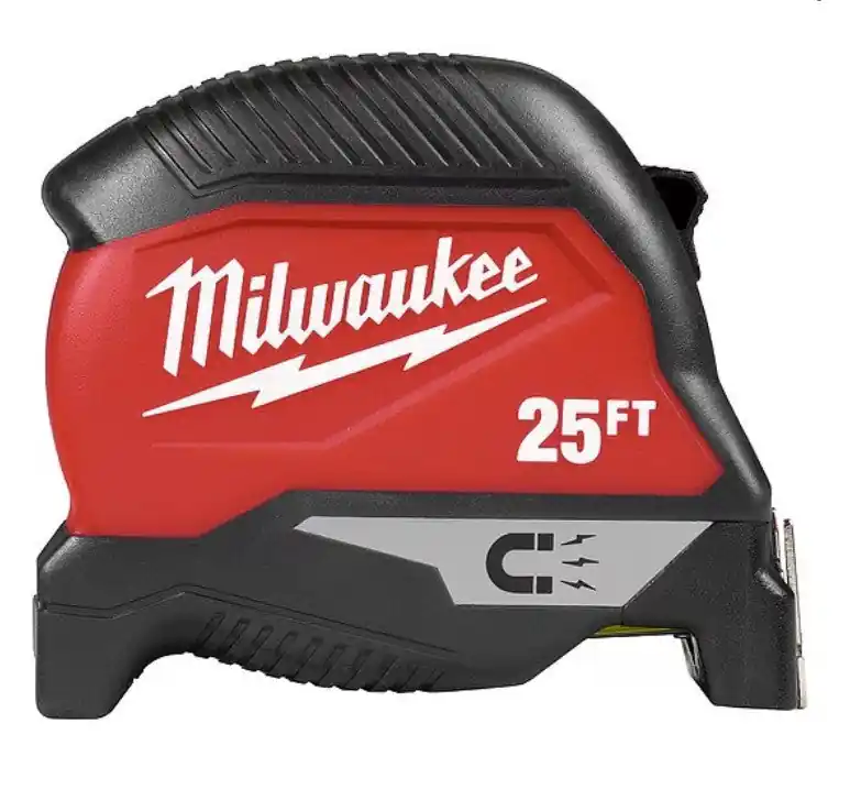 Milwaukee 48-22-1025m Magnetic Measuring Tape 25 Ft 1 in Steel Blade Metric Sae