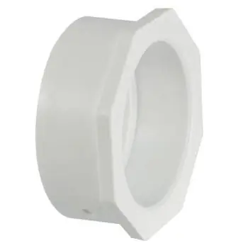 Mueller Industries PDWVBUSHSPH43 4 in x 3 in PVC DWV Reducing Bushing S x H