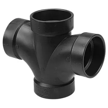 Mueller Industries ABSDBLSANT2 ABS DWV Double Sanitary Tee Hub