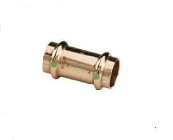 Viega VIEGCOUP34 Propress Pipe Coupling with Stop 3/4 Inch Press End Copper