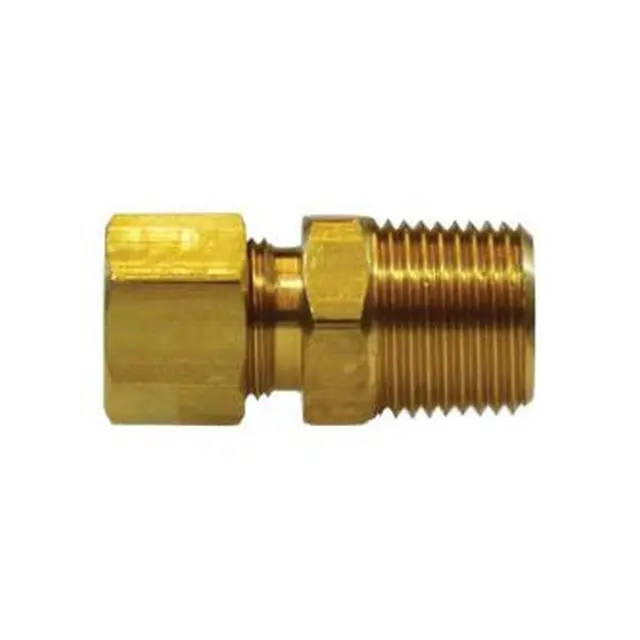 Midland Industries 00068-1008 Adapter 5/8 Inches Compression X 1/2 Inches Male Nptf Brass