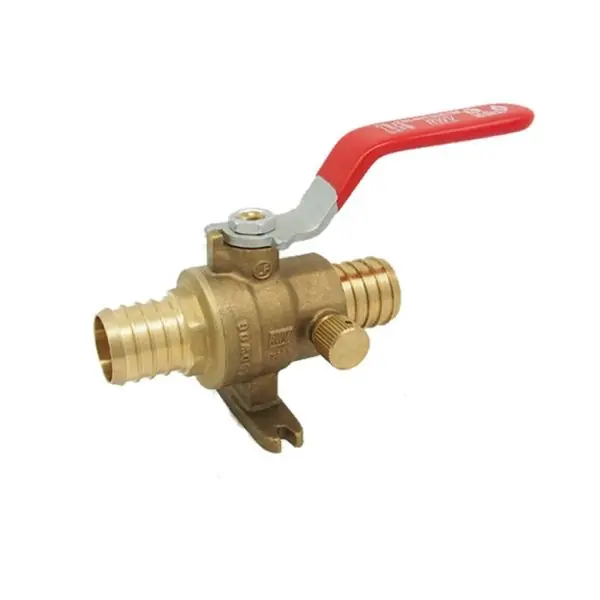 Red 5009ABF 3/4 pex (f1807) ball valve with mounting foot