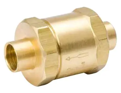 Mueller Refrigeration a-15634 Checkmaster Check Valve Solder to Solder 1/2 Inch