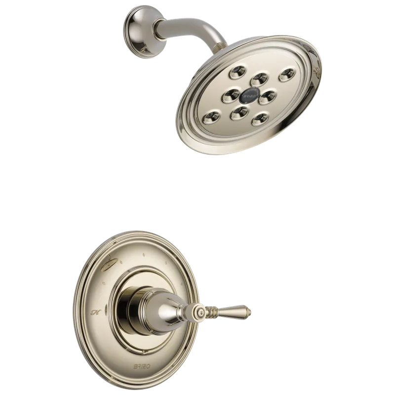 Delta Faucet t60p210-pn Brizo Traditional Pressure Balance Shower Only Polished Nickel