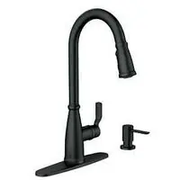 Moen 87071bl Nolia Pull-down Kitchen Faucet 1.5 Gpm Single Handle Matte Black