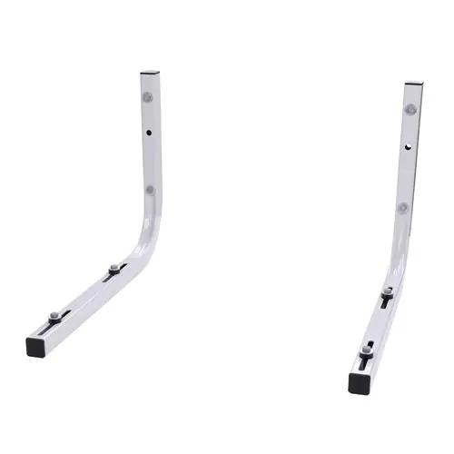 Quick-sling qswb1000 L-style Steel Wall Bracket for Mini-split Condensers 500 Lb Capacity